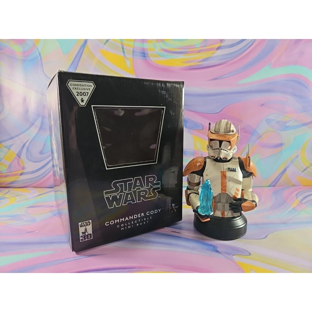 Star Wars Gentle Giant Commander Cody Collectible Mini Bust /3500 Convention Exc